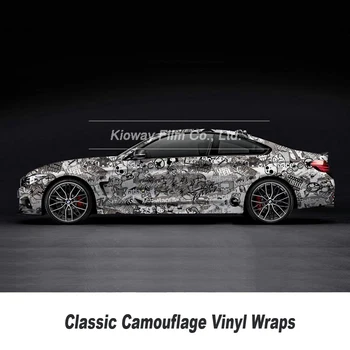 Graffiti Camouflage Vinyl Film With AIR BUBBLE FREE Camo Car Wrap Sticker Sheet Vehicle Car Body Wrapping 1.52x18m/
Graffiti Camouflage Vinyl Film With AIR BUBBLE FREE Camo Car Wrap Sticker Sheet Vehicle Car Body Wrapping 1.52x18m/