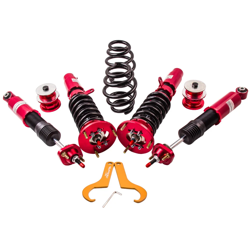 Coilover Shock Absorber Struts Adj. Height + Damper for BMW E46 3 Series 98-06 for 320i 323i 328i 330i M3 Coilover Suspension
Coilover Shock Absorber Struts Adj. Height + Damper for BMW E46 3 Series 98-06 for 320i 323i 328i 330i M3 Coilover Suspension