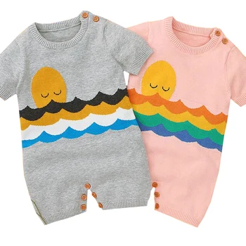 2020 New Baby Girls Knitting Rompers Cute Jumpsuit Overalls Newborn Baby Girls Boys Clothes Toddler Baby Short Sleeve Romper 
2020 New Baby Girls Knitting Rompers Cute Jumpsuit Overalls Newborn Baby Girls Boys Clothes Toddler Baby Short Sleeve Romper