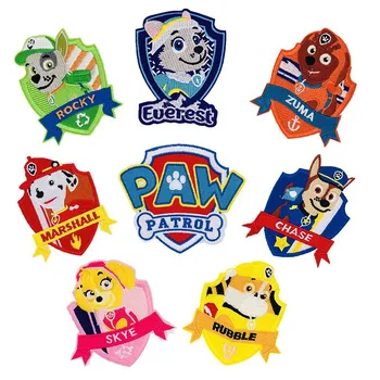 New Paw Patrol DIY supply Cartoon birthday Figure Skye Chase Marshall Embroidered Cloth Stickers Toy for Children
New Paw Patrol DIY supply Cartoon birthday Figure Skye Chase Marshall Embroidered Cloth Stickers Toy for Children