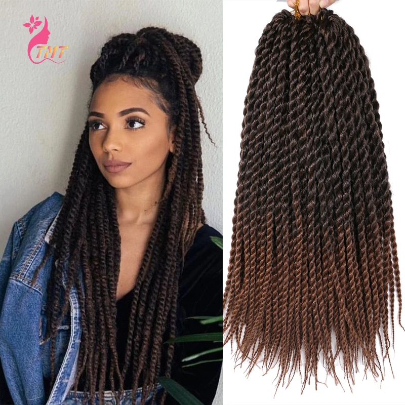 TMT 12 Roots Senegalese Twist Crochet Braids Ombre Brown Burgundy Red Braiding Hair Synthetic Crochet Hair Extensions
TMT 12 Roots Senegalese Twist Crochet Braids Ombre Brown Burgundy Red Braiding Hair Synthetic Crochet Hair Extensions