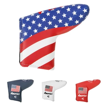 PU + Plush Blade Putter Head Cover Headcover Protector Bag with Fastening Tape Golf Clubs Accessories Golfer Equipment -USA Flag
PU + Plush Blade Putter Head Cover Headcover Protector Bag with Fastening Tape Golf Clubs Accessories Golfer Equipment -USA Flag