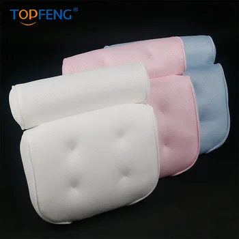 3D Bathtub Pillow with 4 Suction Cups Neck and Back Support Spa Pillow bathroom Accersories
3D Bathtub Pillow with 4 Suction Cups Neck and Back Support Spa Pillow bathroom Accersories