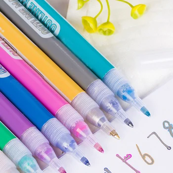 8 Colors Double Line Outline Pen Highlighter Marker Pen for Writing Drawing VH99
8 Colors Double Line Outline Pen Highlighter Marker Pen for Writing Drawing VH99