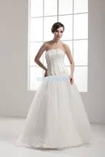 free shipping 2016 new design good quality custom size/color ball gown beading lace up white/ivory wedding dress
free shipping 2016 new design good quality custom size/color ball gown beading lace up white/ivory wedding dress