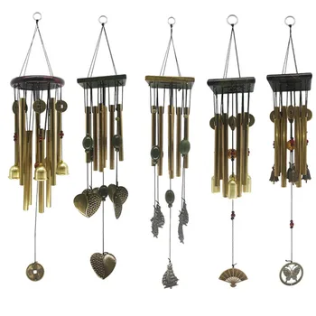 1PC Solid wood wind chimes creative retro metal tube bell copper anti-rust alloy ornaments wooden home garden crafts gifts decor
1PC Solid wood wind chimes creative retro metal tube bell copper anti-rust alloy ornaments wooden home garden crafts gifts decor