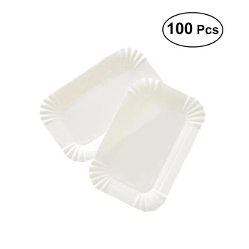 100pcs Disposable Cake Paper Plates Cutlery Tray Cake Dish Paper Plate Tableware for Baby Shower Birthday Wedding Party Supplies
100pcs Disposable Cake Paper Plates Cutlery Tray Cake Dish Paper Plate Tableware for Baby Shower Birthday Wedding Party Supplies