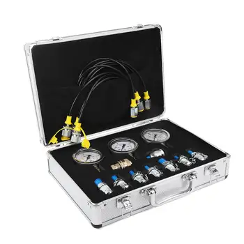 1 Set Excavator Hydraulic Pressure Test Kit with Testing Hose Coupling and Gauge Hydraulic Pressure Test Kit
1 Set Excavator Hydraulic Pressure Test Kit with Testing Hose Coupling and Gauge Hydraulic Pressure Test Kit