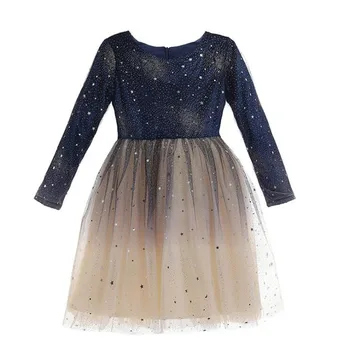 Princess Dress Starry Sky Long-sleeved Piano Costume Lace Tutu Girl Party Dress Evening Birthday Children's Kids Dress for Girls
Princess Dress Starry Sky Long-sleeved Piano Costume Lace Tutu Girl Party Dress Evening Birthday Children's Kids Dress for Girls