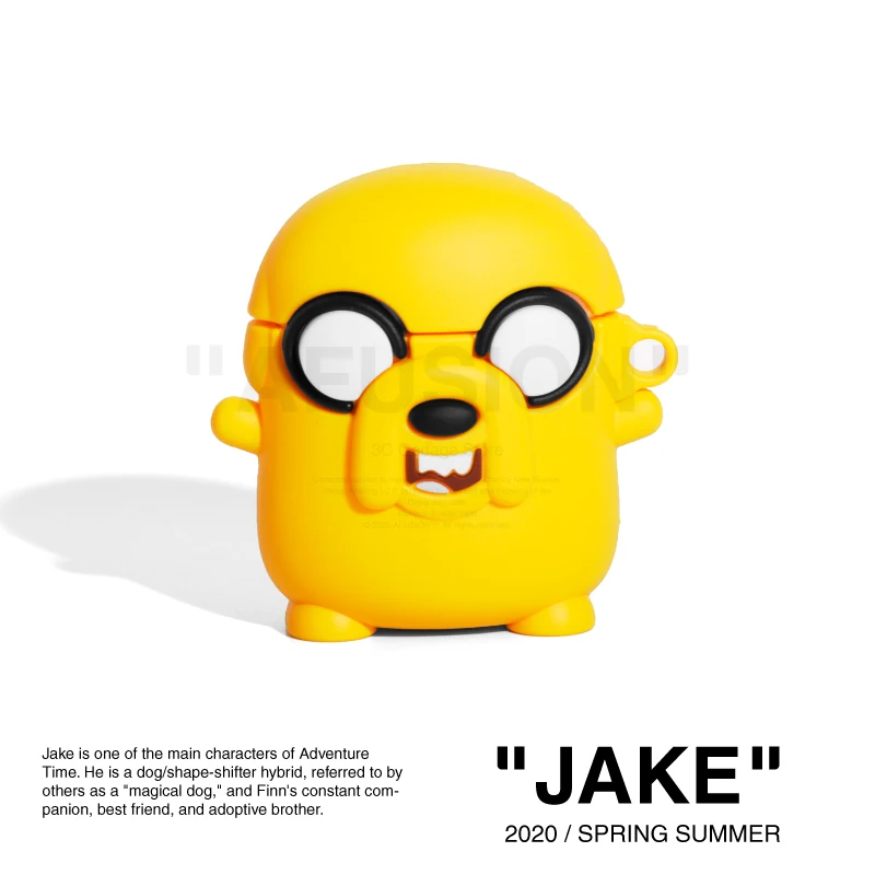 Soft Protective Silicone Case For Airpods 1/2 pro jake cartoon character gadget with keychain carabiner hook accessories
Soft Protective Silicone Case For Airpods 1/2 pro jake cartoon character gadget with keychain carabiner hook accessories