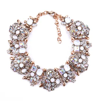 Charm Rhinestone Flowers Necklaces For Women Fashion Crystal Jewelry Choker Statement Bib Collar Necklace 2019
Charm Rhinestone Flowers Necklaces For Women Fashion Crystal Jewelry Choker Statement Bib Collar Necklace 2019