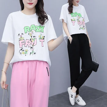 Korean plus size Women's Clothes 2 piece set pink outfits letter Printed Harajuku 90s Casual Sportswear Sets Female suit XL-5XL
Korean plus size Women's Clothes 2 piece set pink outfits letter Printed Harajuku 90s Casual Sportswear Sets Female suit XL-5XL