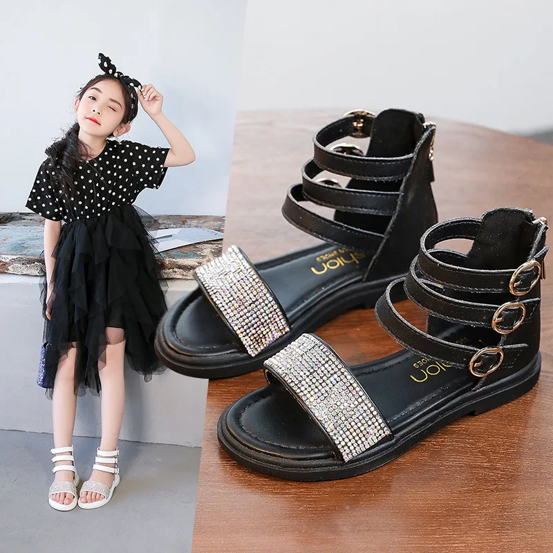 

2020 Summer Girls Shoes Kids Sandals Children Fashion Grils Sandal For student Comfortable beach shoes 3 4 5 6 7 8 9 10 11 12T