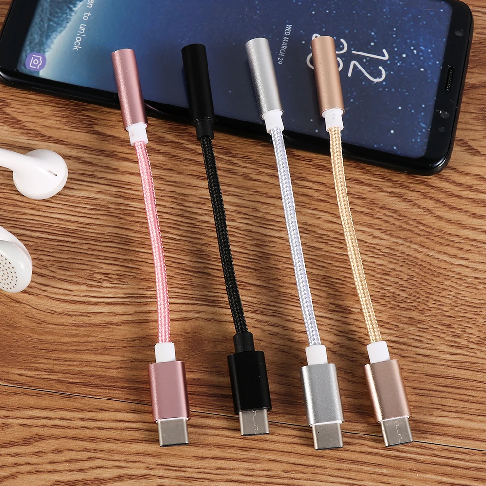 Type C USB to 3.5mm Earphone Jack Audio Cable Adapter Audio Splitter Converter For Huawei Mate 10 P20 Pro Phone Accessories
Type C USB to 3.5mm Earphone Jack Audio Cable Adapter Audio Splitter Converter For Huawei Mate 10 P20 Pro Phone Accessories