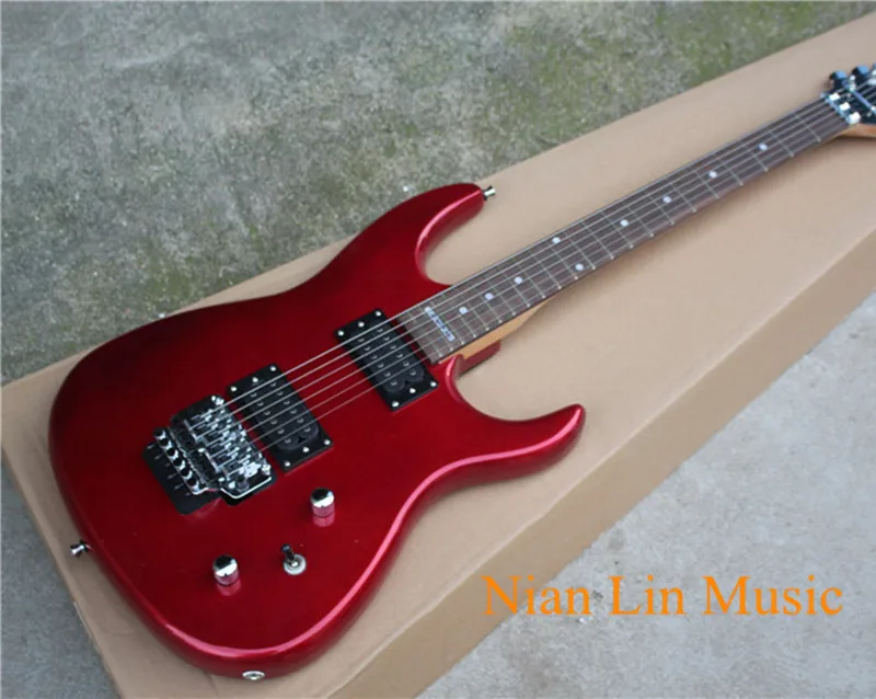 6-String Electric Guitar,Rosewood Fingerboard,22 Frets,Metallic Red Color Body,2 Open Pickups and can be Customized
6-String Electric Guitar,Rosewood Fingerboard,22 Frets,Metallic Red Color Body,2 Open Pickups and can be Customized