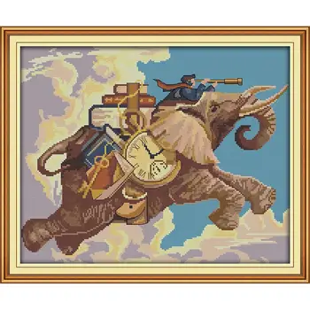 Joy Sunday Explore The World Chinese Cross Stitch Kits Ecological Cotton Stamped Printed 14 11CT DIY Wedding Decoration For Home
Joy Sunday Explore The World Chinese Cross Stitch Kits Ecological Cotton Stamped Printed 14 11CT DIY Wedding Decoration For Home