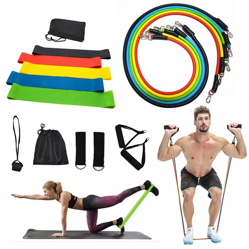 17Pcs/Set Latex Resistance Bands Yoga Exercise Fitness Band Rubber Loop Tube Bands Gym Door Anchor Ankle Straps With Bag Kit Set
17Pcs/Set Latex Resistance Bands Yoga Exercise Fitness Band Rubber Loop Tube Bands Gym Door Anchor Ankle Straps With Bag Kit Set