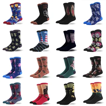 Men's socks planet shark sea wave zebra primitive man rooster watch pattern men socks hip hop skateboard fashion happy men socks
Men's socks planet shark sea wave zebra primitive man rooster watch pattern men socks hip hop skateboard fashion happy men socks