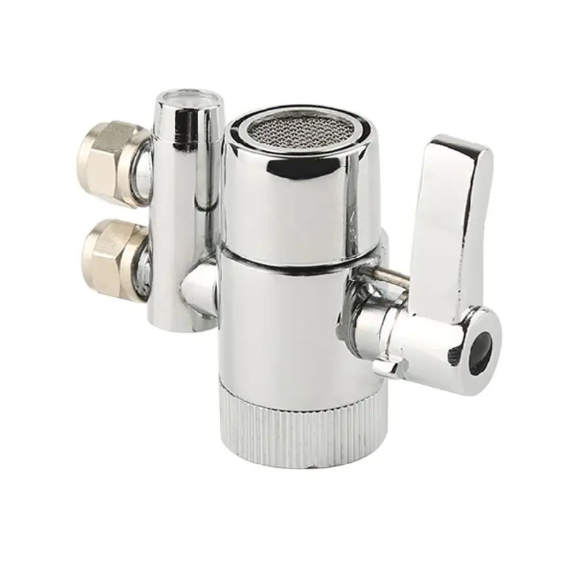 Dual Diverter Valve M22 to 1/4" Brass Chrome Plated Anti Rust Water Separator 50PB
Dual Diverter Valve M22 to 1/4" Brass Chrome Plated Anti Rust Water Separator 50PB