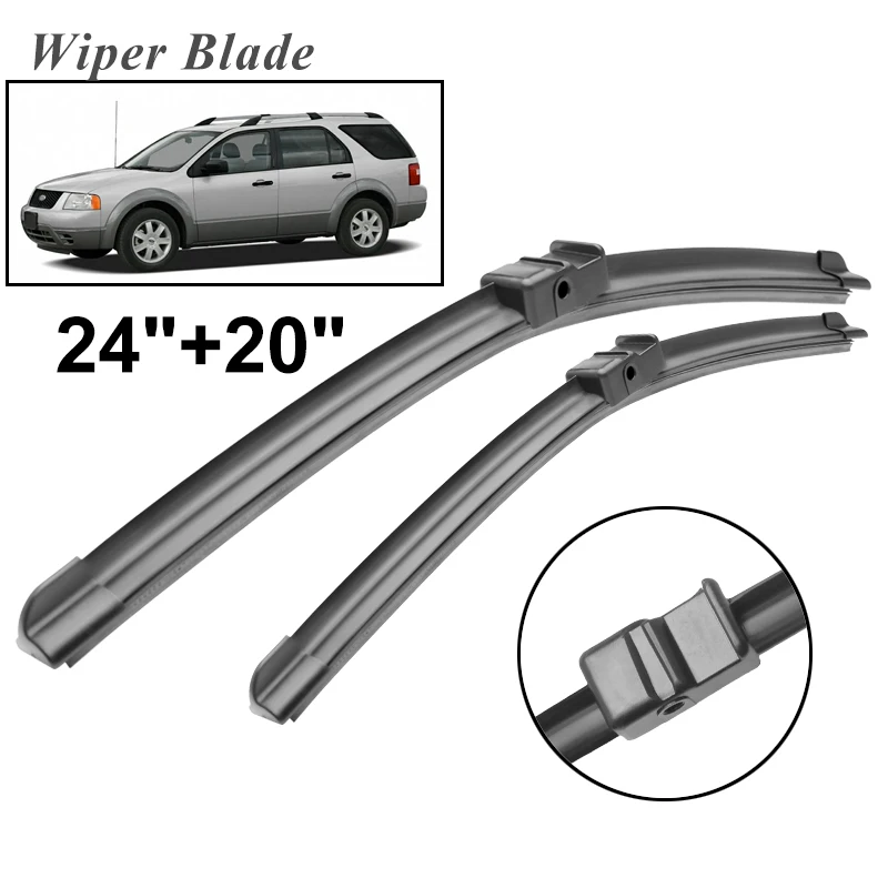 Okowiper RHD & LHD Front Wiper Blades For Ford Freestyle 2005 - 2006 Windshield Windscreen Front Window 24"+20"
Okowiper RHD & LHD Front Wiper Blades For Ford Freestyle 2005 - 2006 Windshield Windscreen Front Window 24"+20"