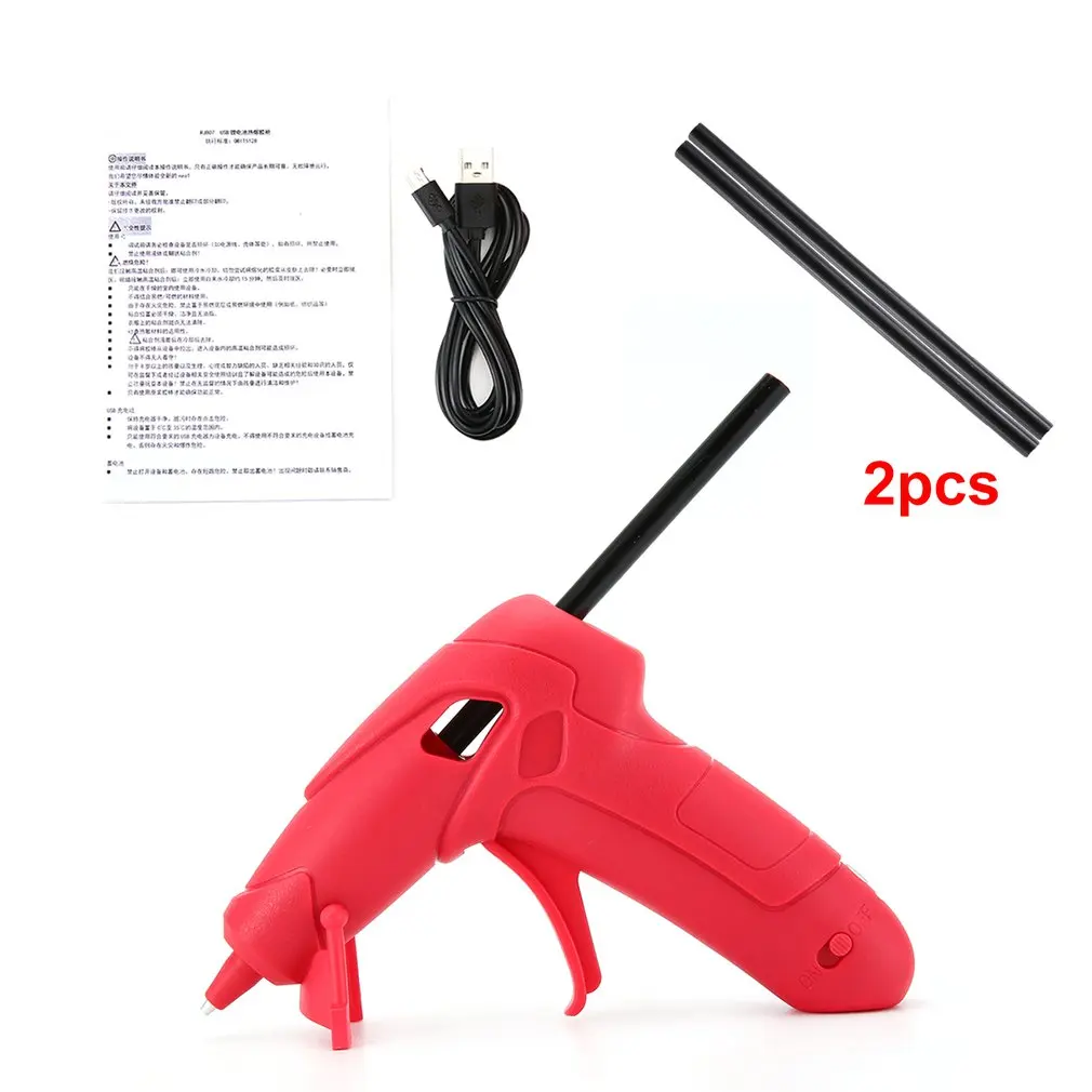 RJ807 USB Charging 5V/1A Hot Melt Glue Gun with Glue Stick for DIY Handwork Repair Tools Electric Heat Temperature Glue Guns
RJ807 USB Charging 5V/1A Hot Melt Glue Gun with Glue Stick for DIY Handwork Repair Tools Electric Heat Temperature Glue Guns