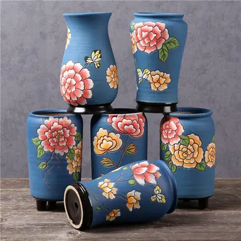 Vase Ceramic Bottles Planter Succulents Balcony Office Decoration Ceramics
Vase Ceramic Bottles Planter Succulents Balcony Office Decoration Ceramics