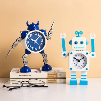 Robot-shaped alarm clock home decoration christmas gift Anime cartoon character kids toys birthday present European style
Robot-shaped alarm clock home decoration christmas gift Anime cartoon character kids toys birthday present European style