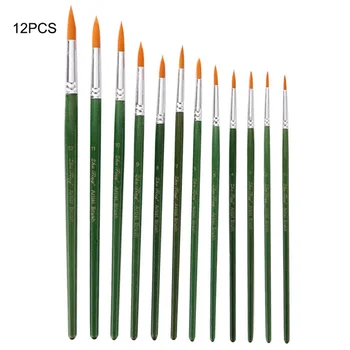 Wooden Artist Paint Brush Set Round Pointed Paint Brushes For Acrylic Oil Watercolor Painting 12Pcs Durable Nylon 17.8-21cm
Wooden Artist Paint Brush Set Round Pointed Paint Brushes For Acrylic Oil Watercolor Painting 12Pcs Durable Nylon 17.8-21cm