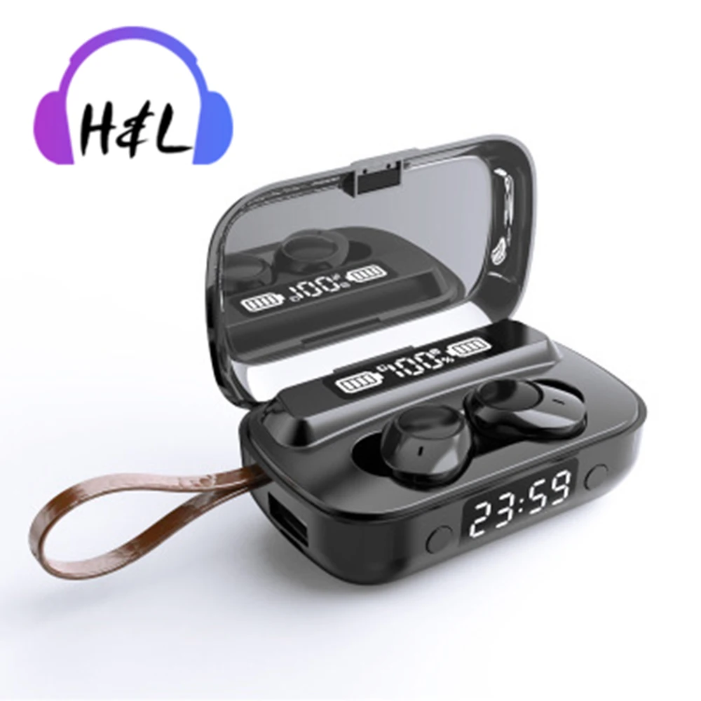 M13 Wireless Headphones Bluetooth Earphones TWS In-ear Noise Reduction Earbuds LED Display IPX7 Waterproof Headset HiFi Stereo
M13 Wireless Headphones Bluetooth Earphones TWS In-ear Noise Reduction Earbuds LED Display IPX7 Waterproof Headset HiFi Stereo