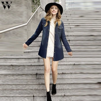 Women Casual Loose Oversize Jeans Autumn Winter Long Coat Retro Cowboy Denim Loose Brand Jacket Coat Plus Size
Women Casual Loose Oversize Jeans Autumn Winter Long Coat Retro Cowboy Denim Loose Brand Jacket Coat Plus Size