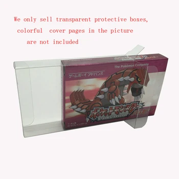 10pcs Clear transparent box For GBA Japan version JP game card color box PET Protector collection storage protective box
10pcs Clear transparent box For GBA Japan version JP game card color box PET Protector collection storage protective box