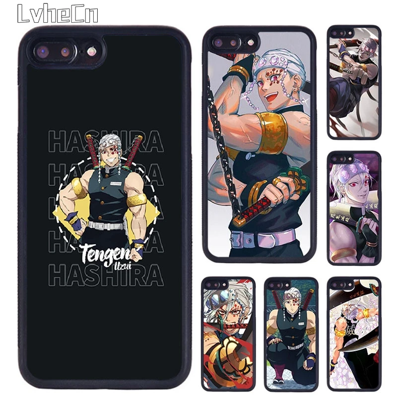 LvheCn Tengen Uzui Kimetsu no Yaiba Phone Case For iPhone 5 SE 6s 7 8 Plus 11 12 Pro X XR XS Max Samsung galaxy S8 S9 S10 shell | Мобильные