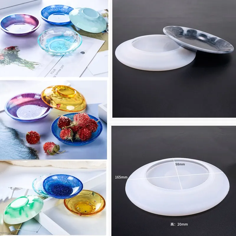 Disc plate silicone mold DIY ceramic clay epoxy mold fruit tray storage tray tool decoration ornaments
Disc plate silicone mold DIY ceramic clay epoxy mold fruit tray storage tray tool decoration ornaments