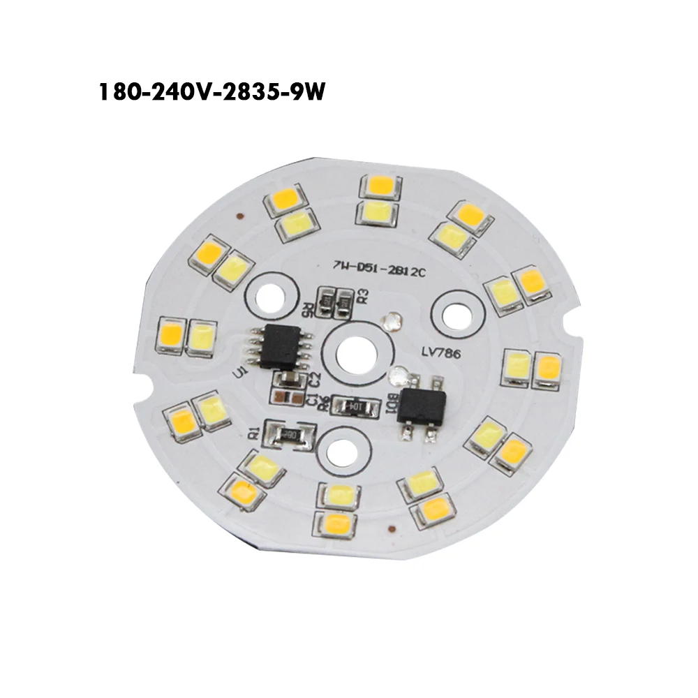 2Pack 220V 9W LED Bulb Patch Lamp SMD Plate Circular Module Light Dimmable Source Plate For Bulb Light
2Pack 220V 9W LED Bulb Patch Lamp SMD Plate Circular Module Light Dimmable Source Plate For Bulb Light