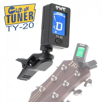 Portable Clip-on Guitar Tuner Double Color Backlighting with Coin Battery for Chromatic / Guitar / Ukulele / ViolinTuners
Portable Clip-on Guitar Tuner Double Color Backlighting with Coin Battery for Chromatic / Guitar / Ukulele / ViolinTuners