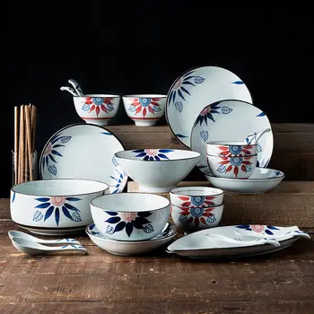 Dish bowl set family combination tableware set household creative dish dish net red soup bowl home big rice bowl ceramic
Dish bowl set family combination tableware set household creative dish dish net red soup bowl home big rice bowl ceramic