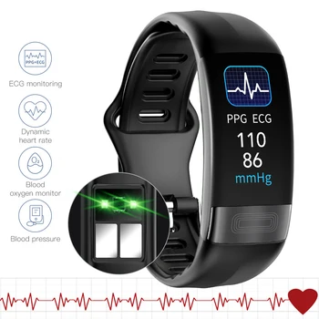 P11 Smart Watch Bands 0.96inch ECG+PPG Blood Pressure Heart Rate Monitor Activity Fitness Tracker Smart Bracelet For IOS Android
P11 Smart Watch Bands 0.96inch ECG+PPG Blood Pressure Heart Rate Monitor Activity Fitness Tracker Smart Bracelet For IOS Android