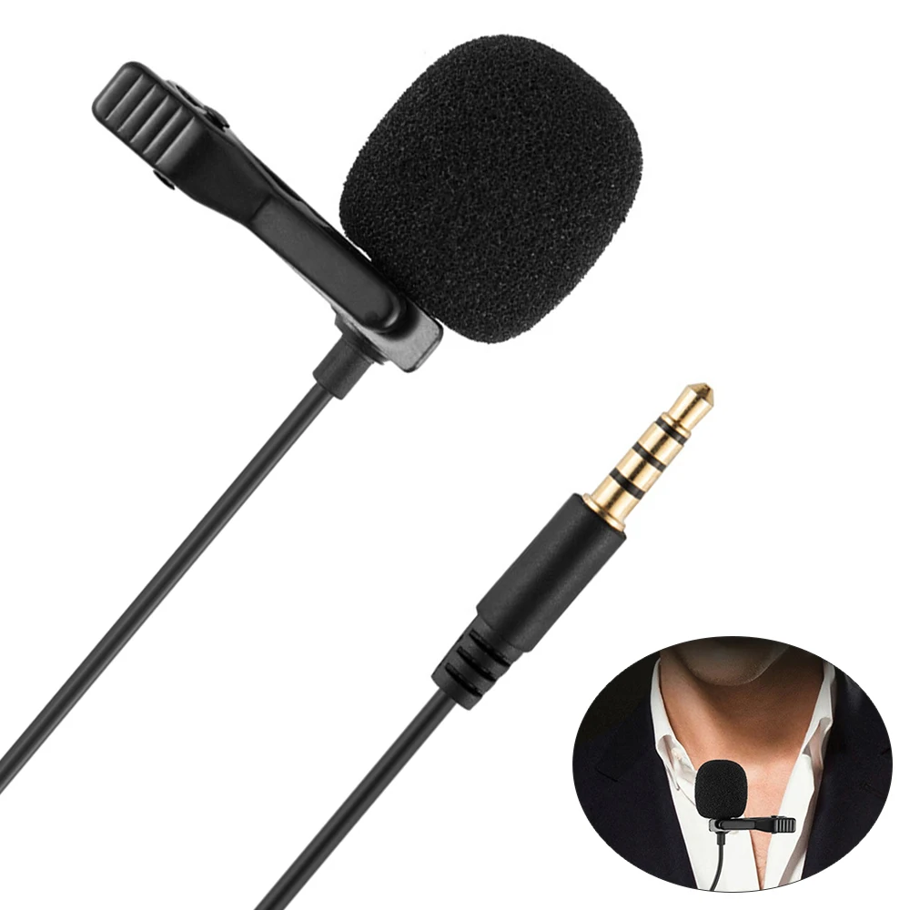 Omnidirectional Capacitance Metal Microphone 3.5mm Jack Lavalier Microphone Mini Audio Mic for Laptop Computer Mobile Phone
Omnidirectional Capacitance Metal Microphone 3.5mm Jack Lavalier Microphone Mini Audio Mic for Laptop Computer Mobile Phone