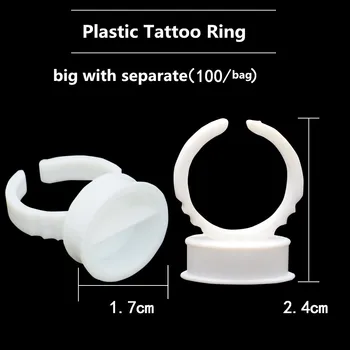 Newest Disposable 100pcs Tattoo Ink Rings Cups Permanent Makeup Pigment Holder Eyebrow Eyelash Extension Glue Divider Container
Newest Disposable 100pcs Tattoo Ink Rings Cups Permanent Makeup Pigment Holder Eyebrow Eyelash Extension Glue Divider Container