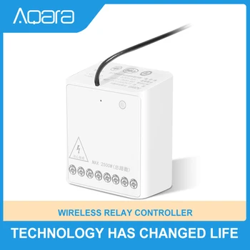 Aqara Original Wireless Relay Module Two-way Control Double Channels Switch Controller Smart Light For Mi Home app For IOS
Aqara Original Wireless Relay Module Two-way Control Double Channels Switch Controller Smart Light For Mi Home app For IOS