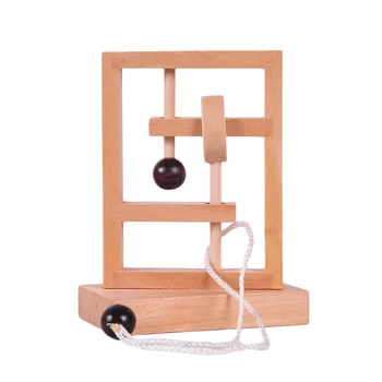 3D Wooden Rope Loop Puzzle IQ Mind String Brain Teaser Game Learning Education Puzzle Toy New Desk Novelty
3D Wooden Rope Loop Puzzle IQ Mind String Brain Teaser Game Learning Education Puzzle Toy New Desk Novelty