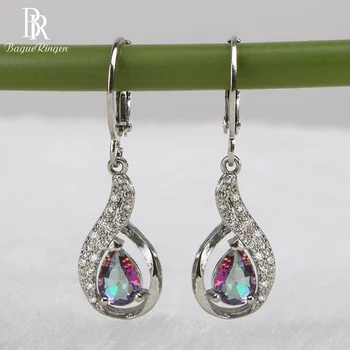 Bague Ringen Fashionable Silver 925 Jewelry Rainbow Topa Stone Earrings for Women Water Drop Shape Drop Earrings High Quality
Bague Ringen Fashionable Silver 925 Jewelry Rainbow Topa Stone Earrings for Women Water Drop Shape Drop Earrings High Quality