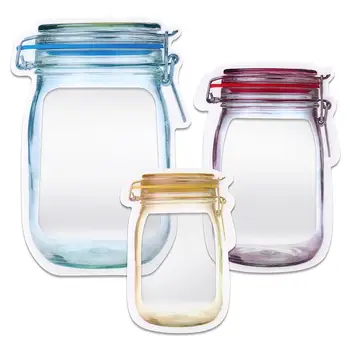 Cabilock 10pcs Sealing Bags Mason Bottle Patterned Dispenser Bags Reclosable Storage Bags Reusable Sorting Pouch
Cabilock 10pcs Sealing Bags Mason Bottle Patterned Dispenser Bags Reclosable Storage Bags Reusable Sorting Pouch