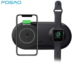 FDGAO 2 in 1 Qi Wireless Charging Dock Station for iPhone SE2 11 Pro X XS MAX XR 8 For Apple Watch 5 4 3 2 10W Fast Charger Pad
FDGAO 2 in 1 Qi Wireless Charging Dock Station for iPhone SE2 11 Pro X XS MAX XR 8 For Apple Watch 5 4 3 2 10W Fast Charger Pad