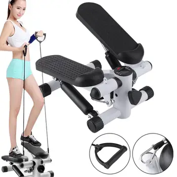 Fitness Stair Stepper Portable Twist Stair Step Adjustable Resistance Fitness Exercise Machine with Resistance Bands Durable LCD
Fitness Stair Stepper Portable Twist Stair Step Adjustable Resistance Fitness Exercise Machine with Resistance Bands Durable LCD