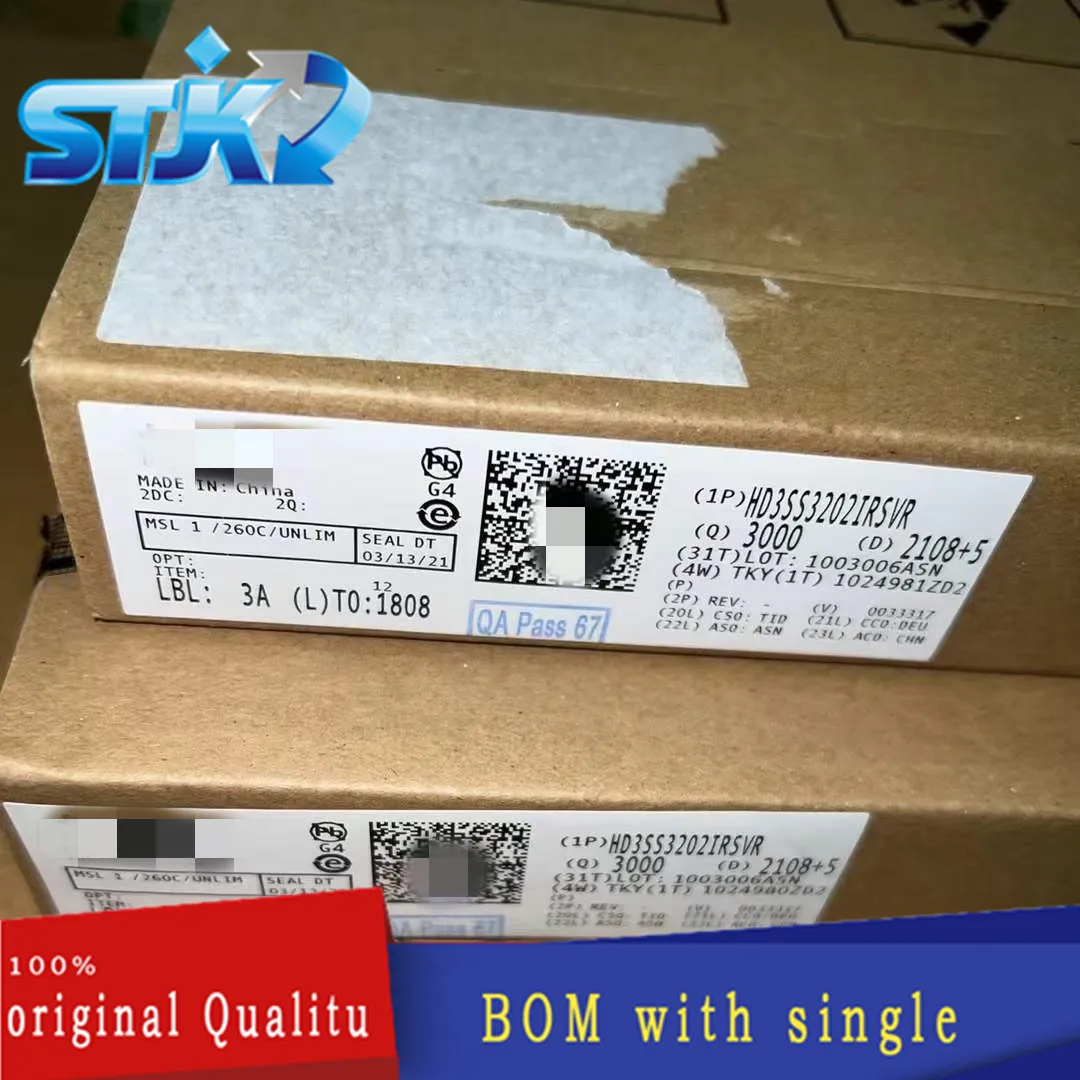 IC HD3SS3202IRSVR UQFN-16 DC2021+ Interface - serializer, solution series New original Not only sales and recycling chip 1PCS
IC HD3SS3202IRSVR UQFN-16 DC2021+ Interface - serializer, solution series New original Not only sales and recycling chip 1PCS