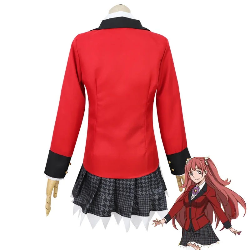 CosZtkhp Hot Cool Cosplay Costumes Anime Kakegurui Yumeko Jabami Japanese School Girls Uniform Full Set Jacket & Shirt Skirt Stockings Tie 43 CosZtkhp Hot Cool Cosplay Costumes Anime Kakegurui Yumeko Jabami Japanese School Girls Uniform Full Set Jacket & Shirt Skirt Stockings Tie -Zentai shop online