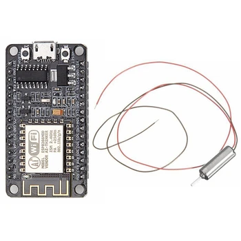 Lua ESP8266 ESP-12E WIFI Development Board with 5Pcs DC 3.7V 66000RPM Wired Mini Coreless Motor for Model Toy
Lua ESP8266 ESP-12E WIFI Development Board with 5Pcs DC 3.7V 66000RPM Wired Mini Coreless Motor for Model Toy