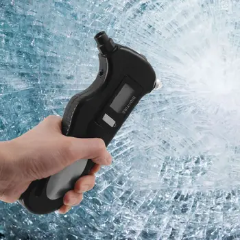 OOTDTY 4 in 1 Digital Tire Pressure Gauge with LED Flashlight Safety Glass Hammer Seatbelt Cutter Multifunctional Tool for Car
OOTDTY 4 in 1 Digital Tire Pressure Gauge with LED Flashlight Safety Glass Hammer Seatbelt Cutter Multifunctional Tool for Car