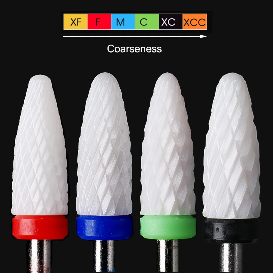 17 Type Ceramic Nail Drill Bit Manicure for Electric Machine Rotate Burr Nail Art Milling Cutter Pedicure Tool Accessory 2